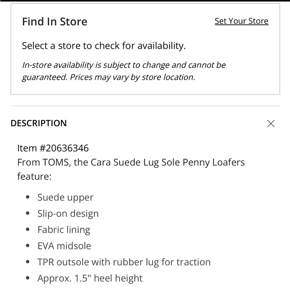 TOMS Black Suede Lug Sole Loafers Cara Style - Picture 10 of 11